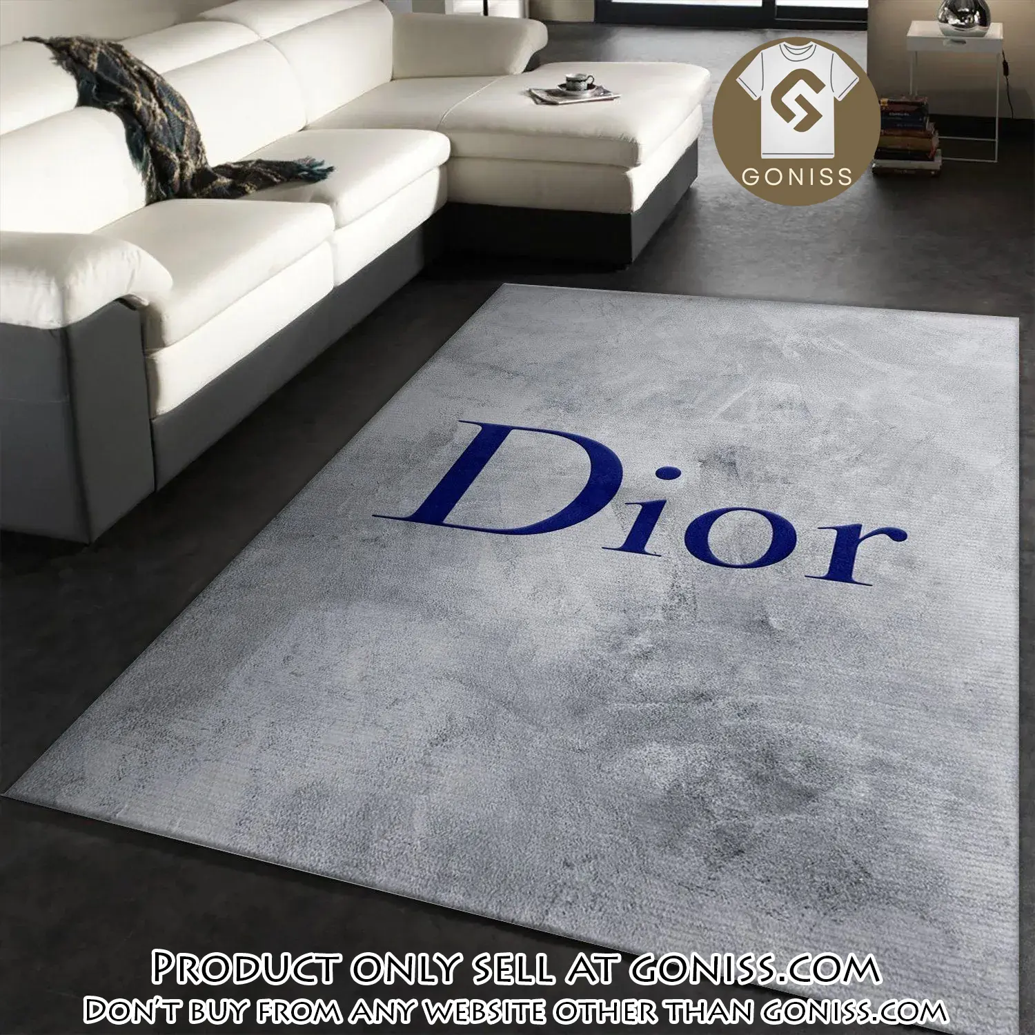 Dior rectangle rug bedroom rug carpet christmas gift us decor gn0224695